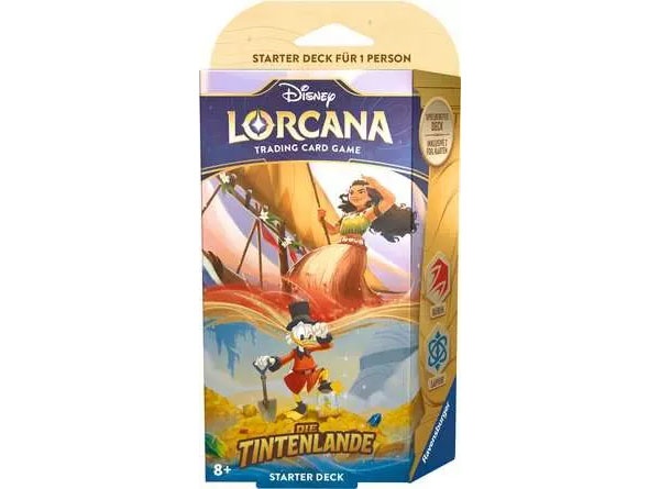 Disney Lorcana: Die Tintenlande Starter Deck Rubin Saphir