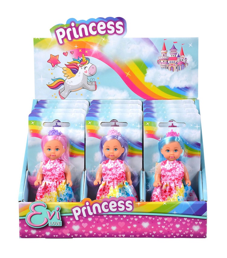 Simba Evi Love Prinzessin Puppe 3-fach sortiert