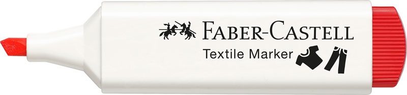 Faber Castell Textilmarker rot
