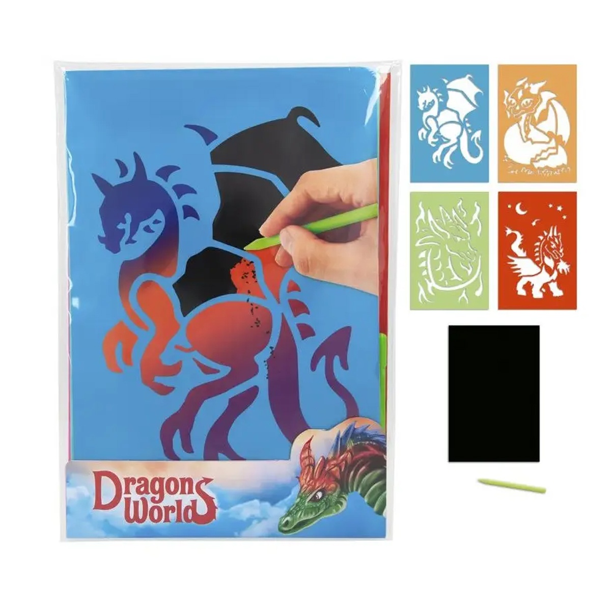 Dino World Magic Scratch Karten DRAGON