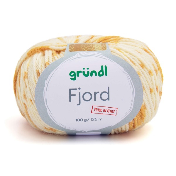 Gründl Wolle Fjord 100 g curry pastellgelb