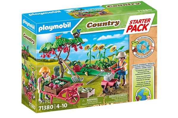 Playmobil Country 71380 Starter Pack Bauernhof Gemüsegarten