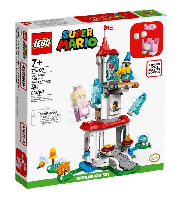 Lego Super Mario 71407 - Katzen-Peach-Anzug und Eisturm -