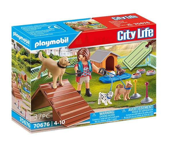 Playmobil 70676 City Life Geschenkset Hundetrainerin