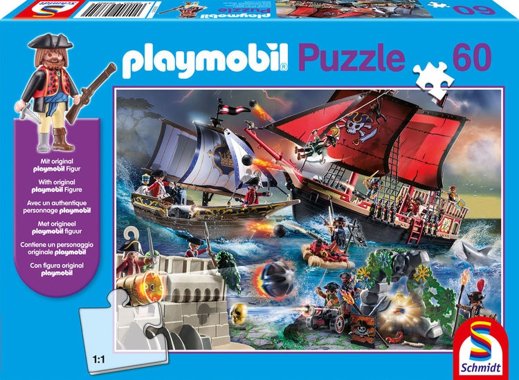 Schmidt Spiele Puzzle Playmobil Piraten 60 Teile