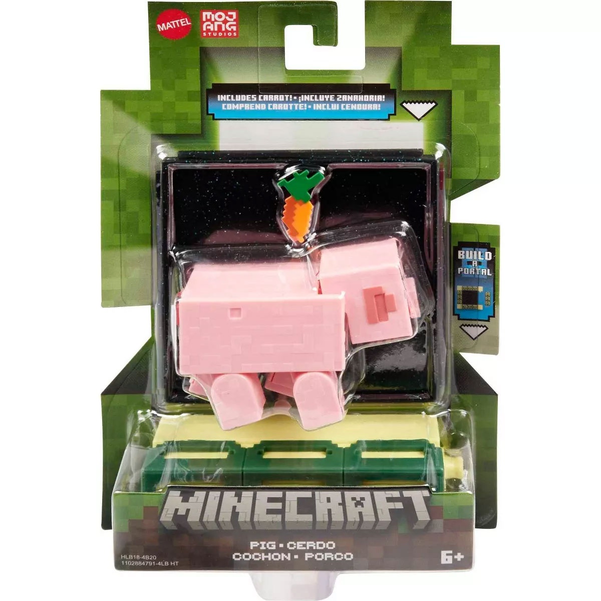 Minecraft Craft-A-Block Figuren Schwein von Mattel