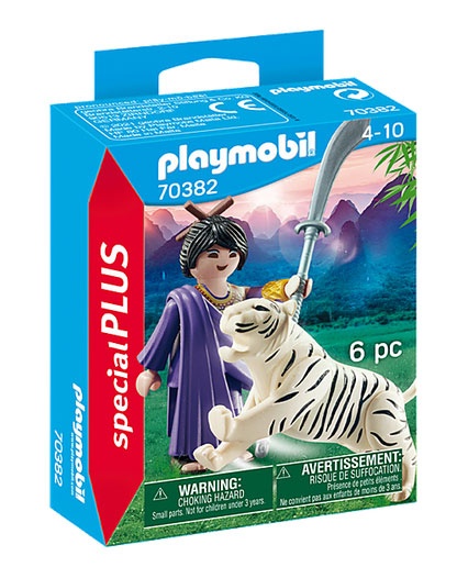 Playmobil 70382 specialPlus Asiakämpferin mit Tiger