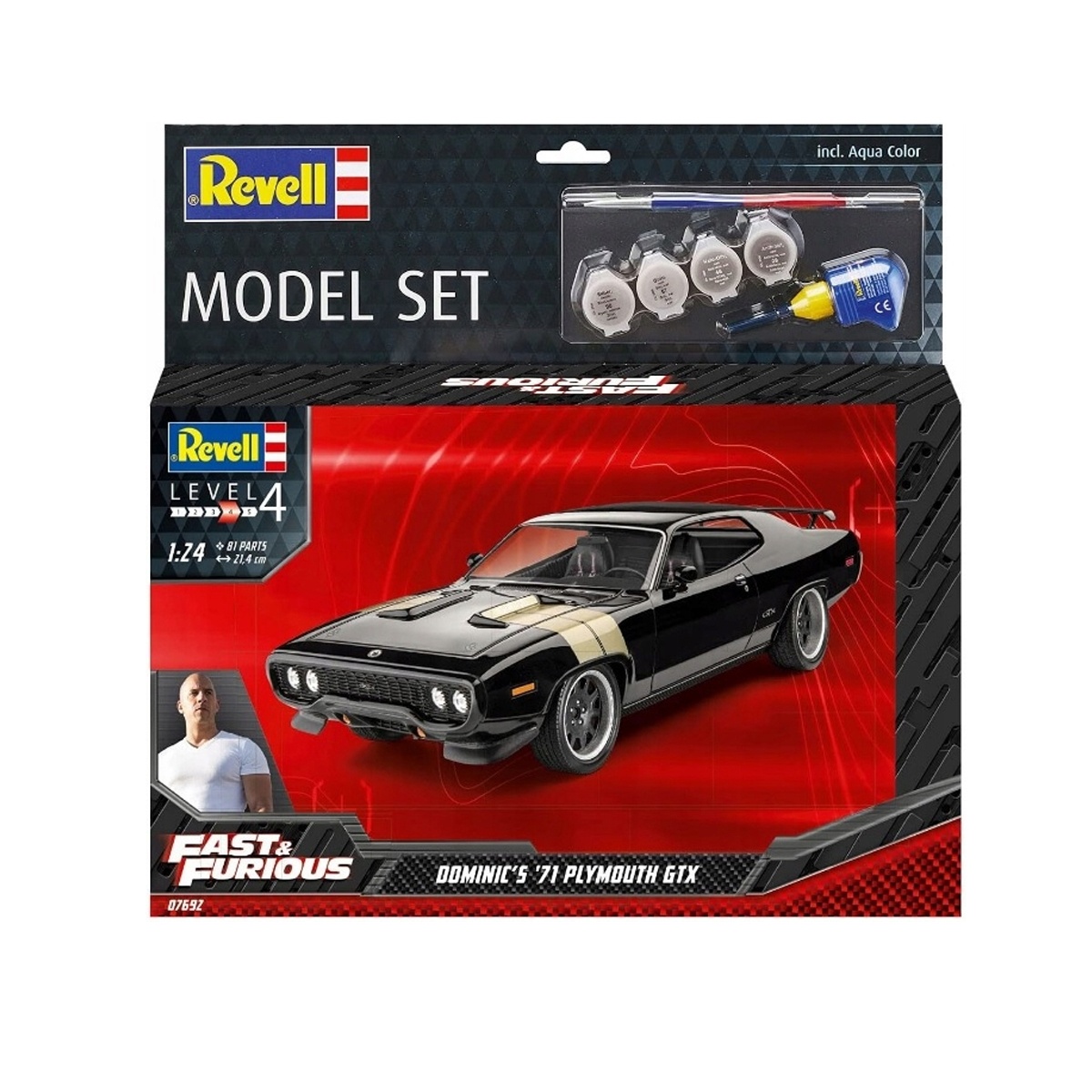 Revell 067692 Fast & Furious 1971 Plymouth GTX - Model Set