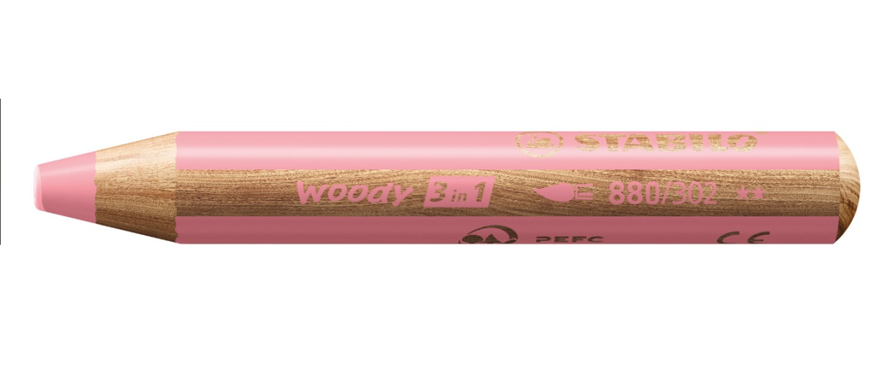 Stabilo woody Multitalent-Stift Pastel rosa