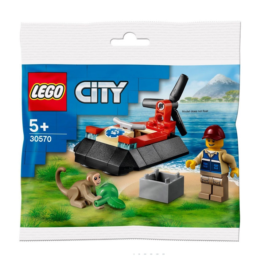Lego City 30570 Luftkissenboot für Tierrettungen