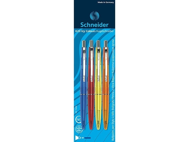 Kugelschreiber K20 Icy Colours Blister 4 Stück