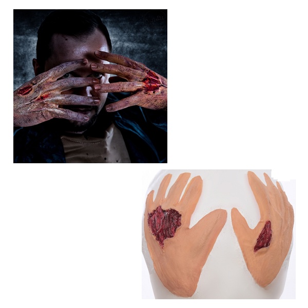 Creepy Wounds Horror-Hände
