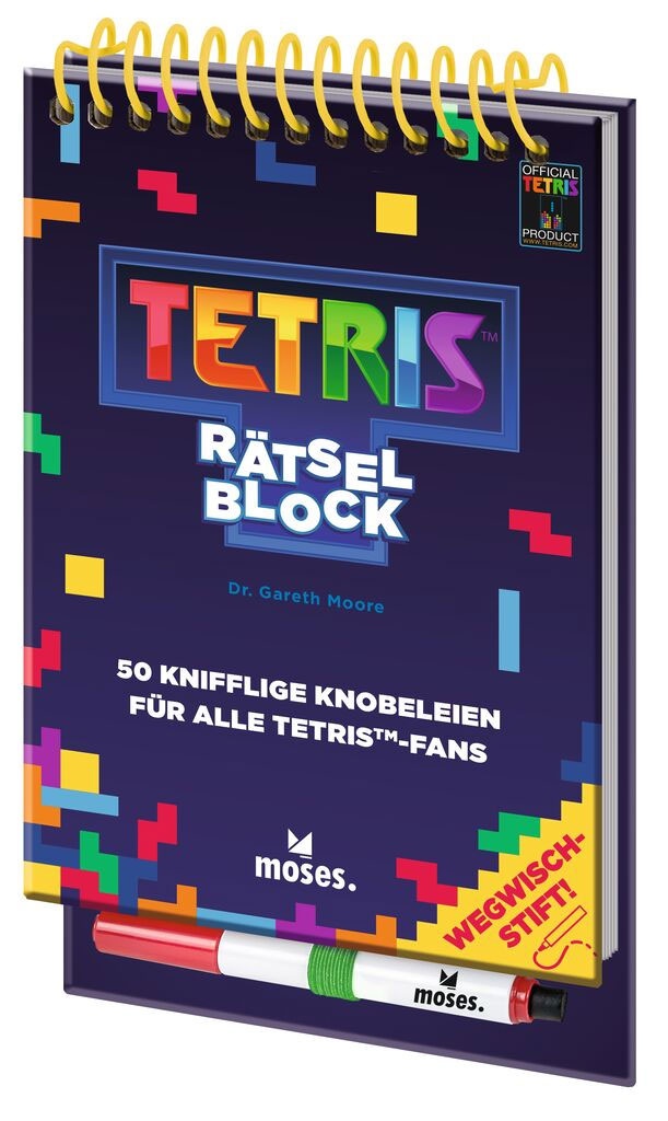 Moses Tetris Rätselblock - 50 Knobelein