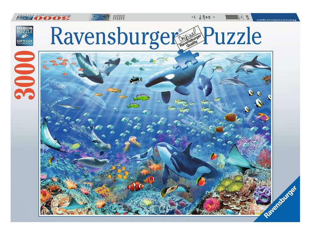 Ravensburger Puzzle 17444 - Bunter Unterwasserspaß