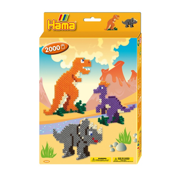 Hama 3434 Geschenkpackung Dino-Welt
