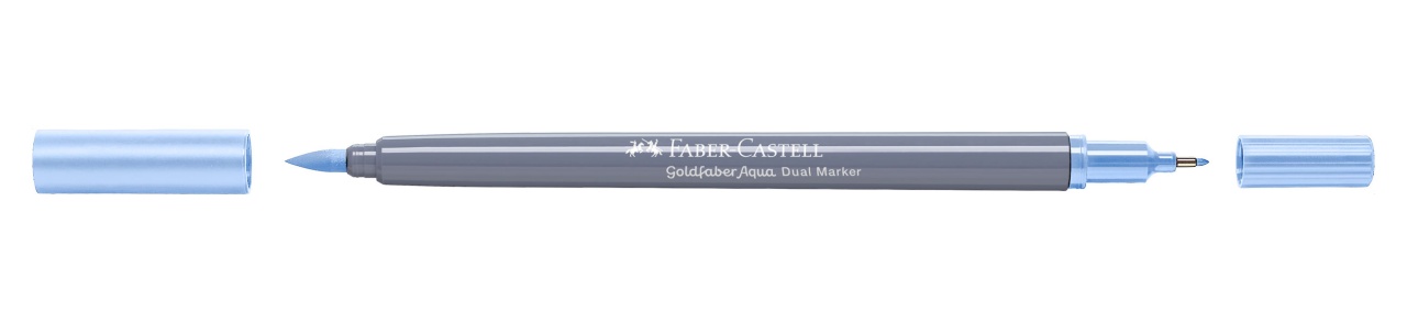 Faber-Castell Goldfaber Aqua Dual Marker smalteblau pastell