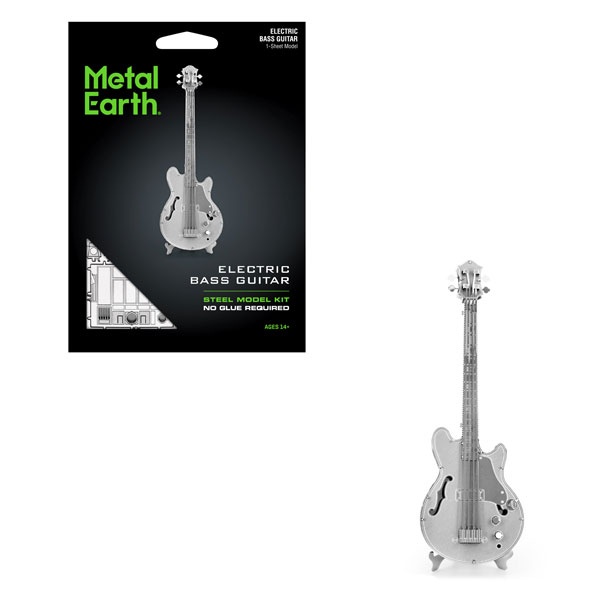 Metal Earth 3D-Metall-Bausatz Electric Bass Guitar