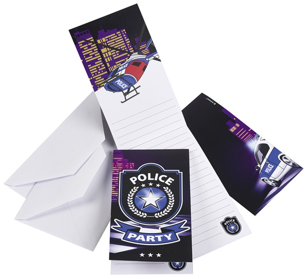 Police Einladungskarten