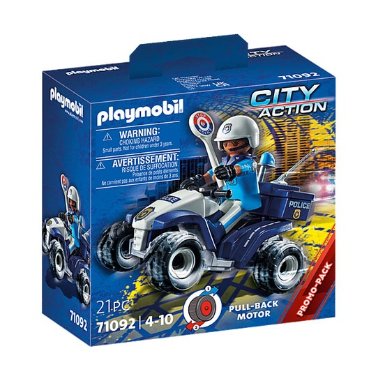 Playmobil 71092 City Action Polizei Speed Quad