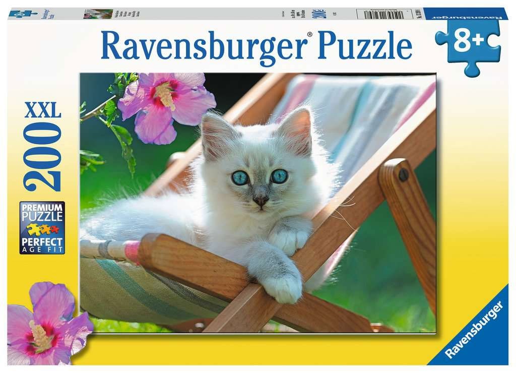 Ravensburger Puzzle Weißes Kätzchen 200 Teile