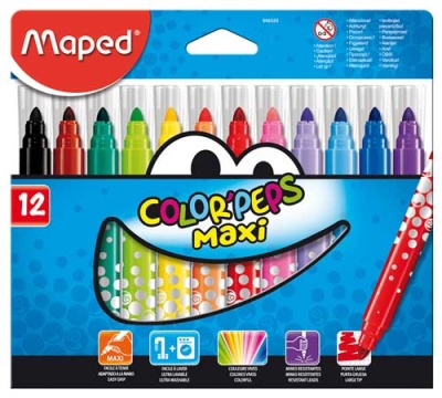 Maped Fasermaler Color Peps Maxi 12 Stück