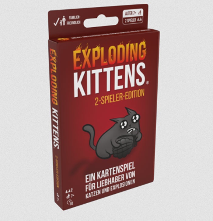 Exploding Kittens 2-Spieler Edition von Asmodee