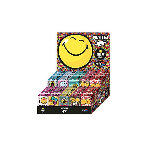Mini-Puzzle Smileyworld, 8-fach sortiert von Noris