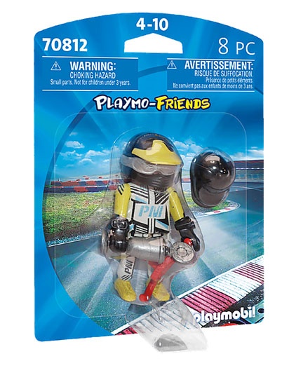 Playmobil 70812 Playmo Friends Figur Rennfahrer
