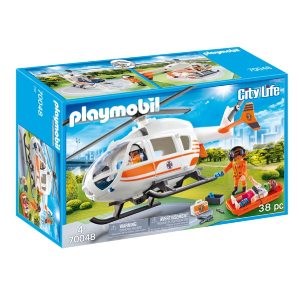Playmobil 70048 City Life Rettungshelikopter