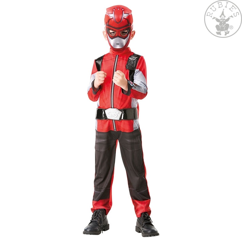 Kostüm Red Power Ranger Beast Morpher Deluxe L 7-8 Jahre