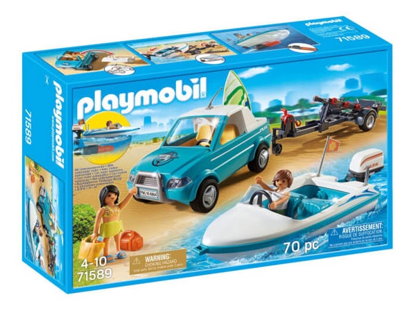Playmobil 71589 Surfer-Pickup mit Speedboat