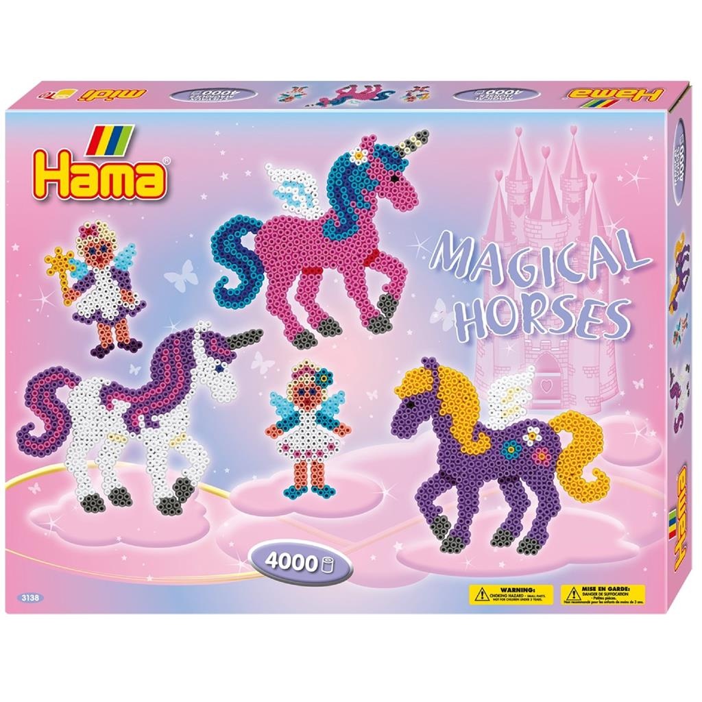 Hama Bügelperlen-Set Magical Horses 4000