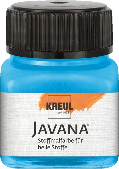 Kreul Javana Stoffmalfarbe für helle Stoffe azurblau 20 ml