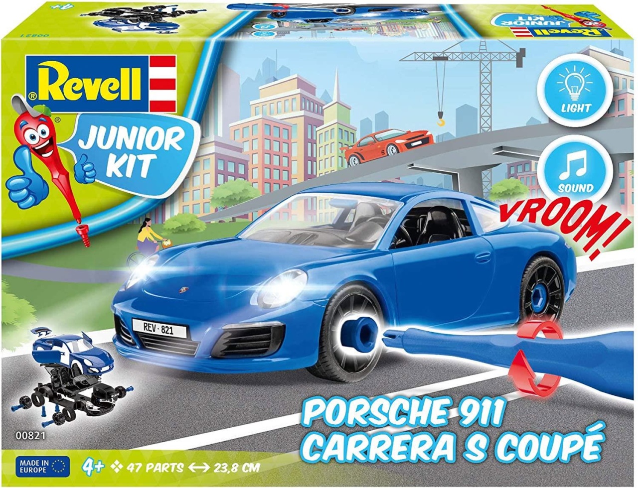 Revell Junior Kit Porsche 911 Carrera S blau 1:20