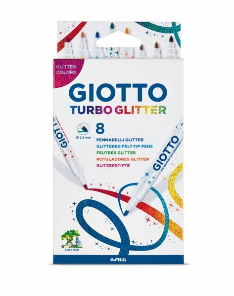 Giotto Turbo Glitter Fasermaler