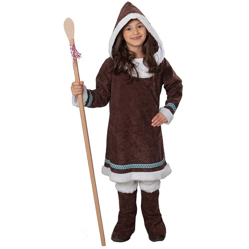 Kostüm Eskimo Mädchen Gr. 116