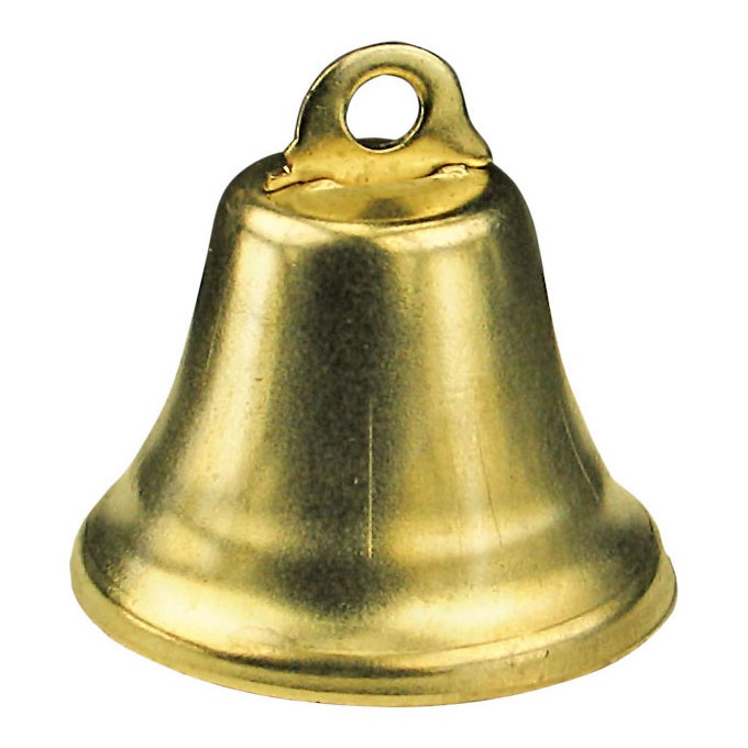 Glocken 7 Stück 14 mm gold