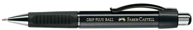 Faber-Castell Kugelschreiber Grip plus metallic schwarz