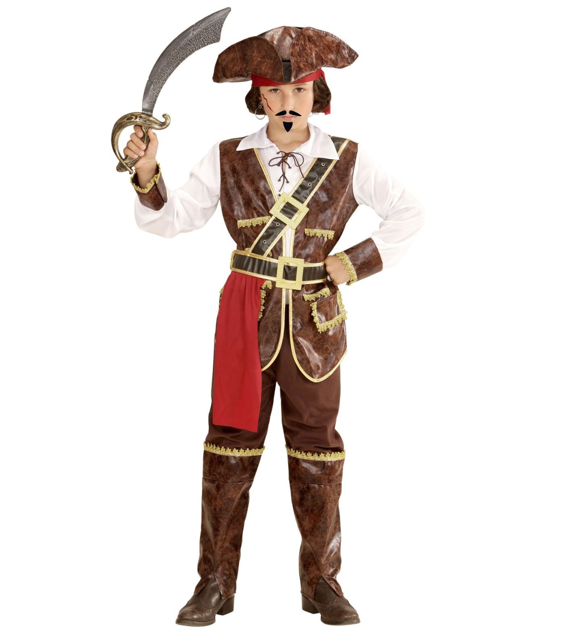 Kostüm Pirat der Karibik Gr. 158 11-13 Jahre Kinderkostüm