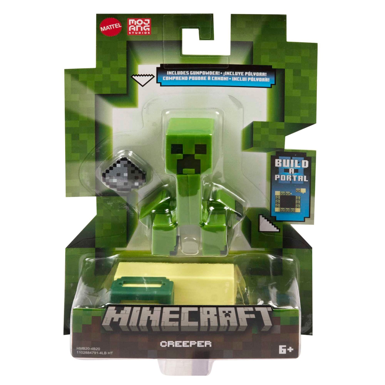Minecraft Craft-A-Block Creeper Figur von Mattel