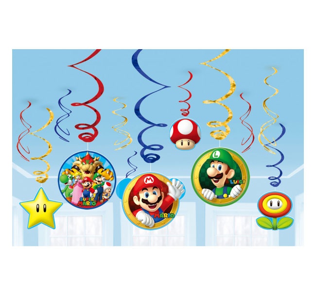 Deko-Spiralen Super Mario