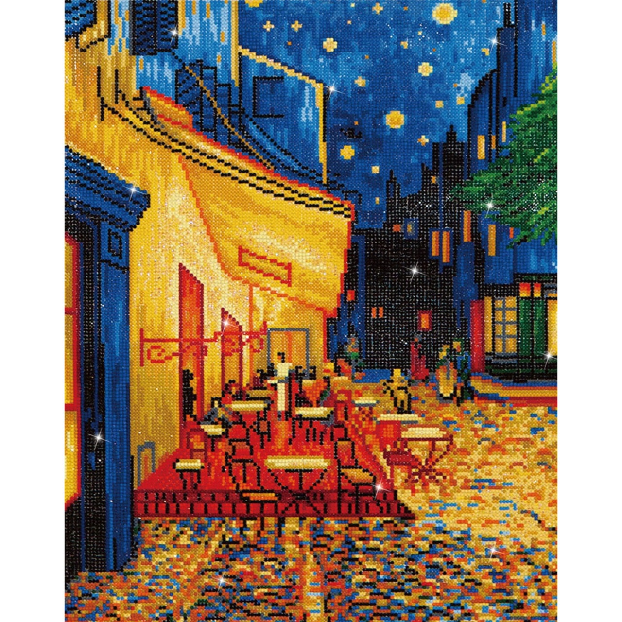 Diamont Dotz Cafe at Night Van Gogh