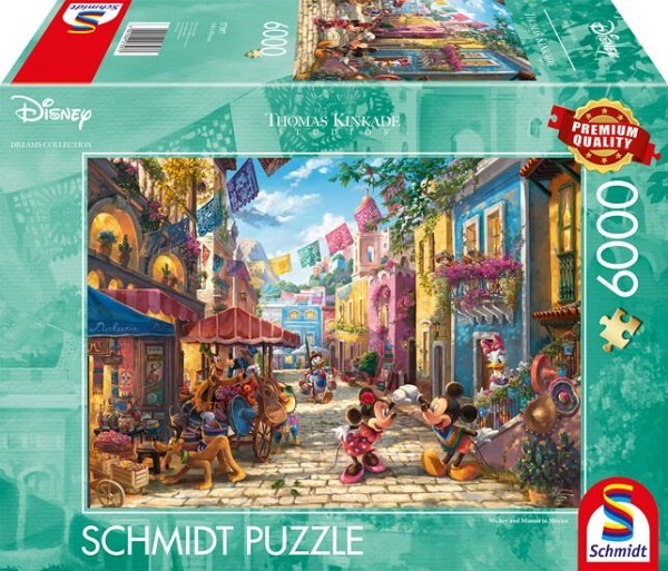Schmidt Spiele Puzzle Mickey und Minnie in Mexiko 6000 Teile