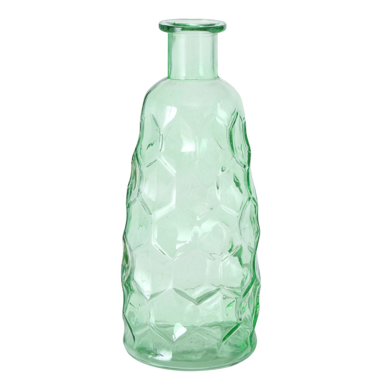 Boltze Vase Juditha hellgrün aus Glas  H 31cm