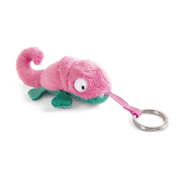 Nici Schlüsselanhänger Chamäleon Candymon 8cm grün rosa