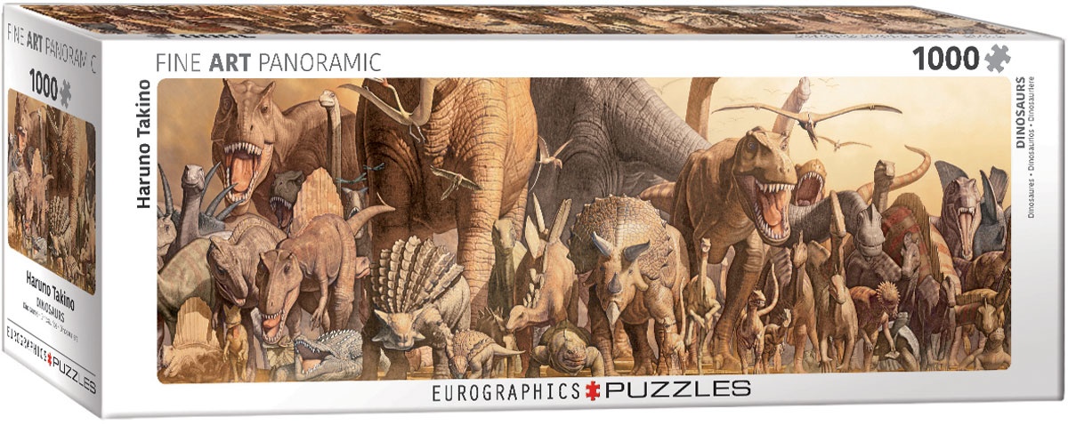 Puzzle Panorama Dinosaurier 1000 Teile