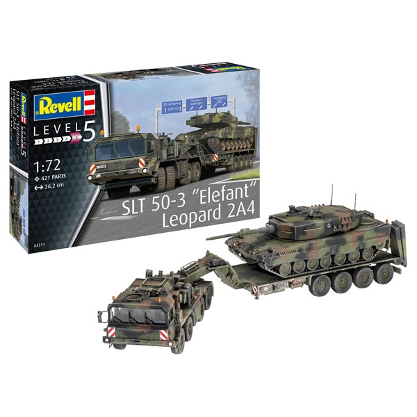 Revell 03311 SLT 50 - 3 Elefant Leopard 2A4    1:72