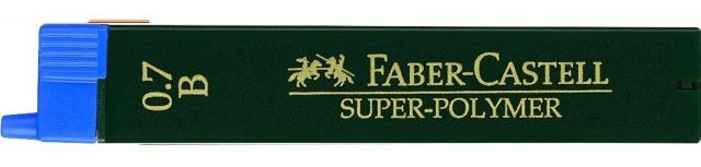 Faber-Castell Feinmine Super-Polymer H 0,7mm 12er