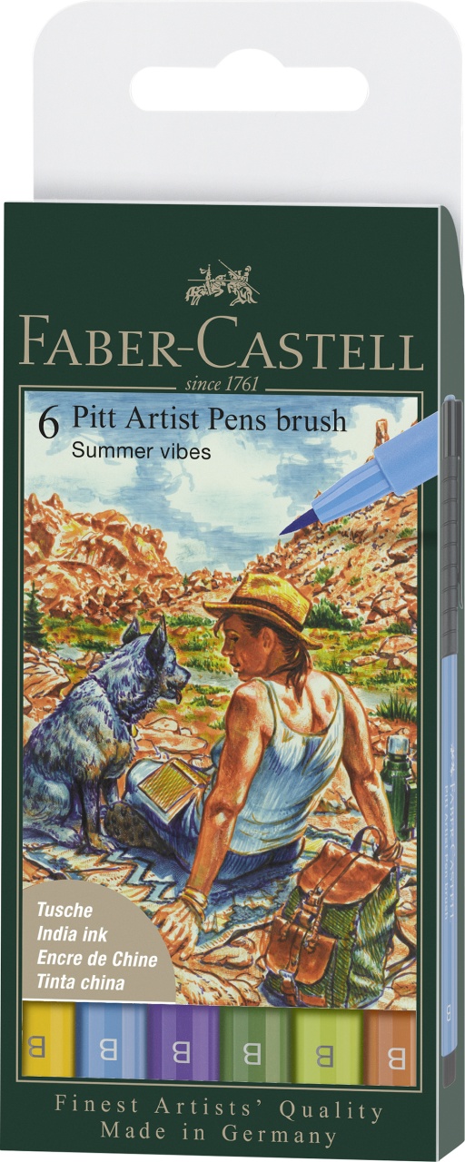 Faber Castell Tuschestift Pitt Artist Pen brush Summervibes