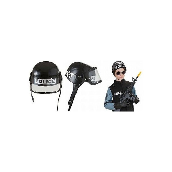 Kostüm-Zubehör Polizei-Einsatzhelm Helm Polizei